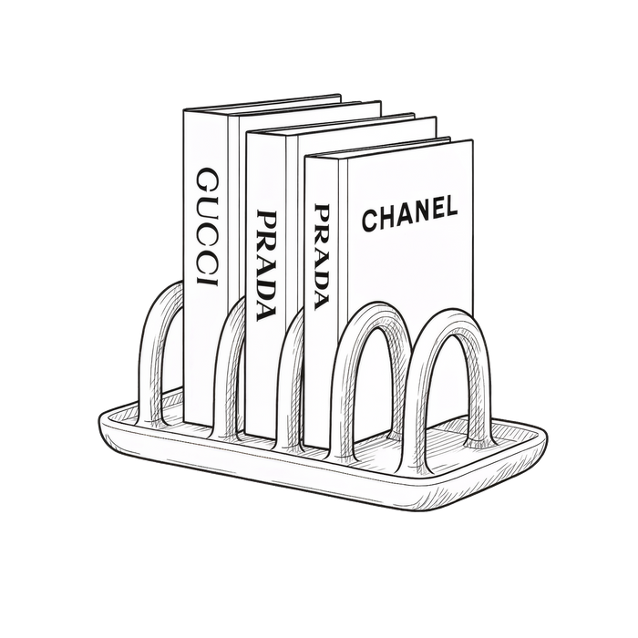 Pop Art Book Holder – Modern Decorative Bookend for Office or Home