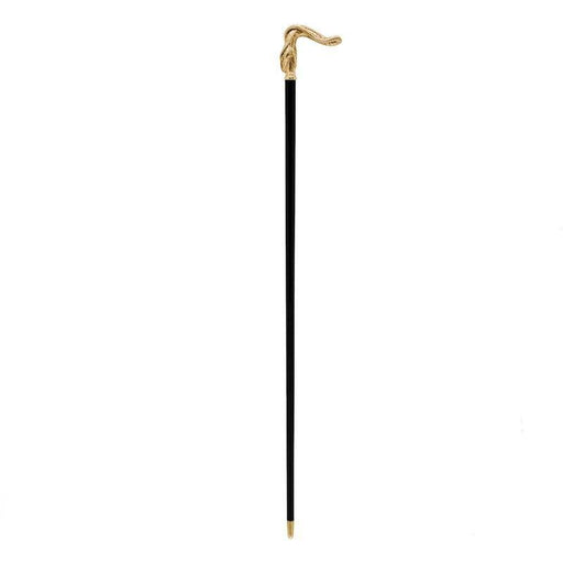 Stylish Handmade Golden Snake Walking Cane