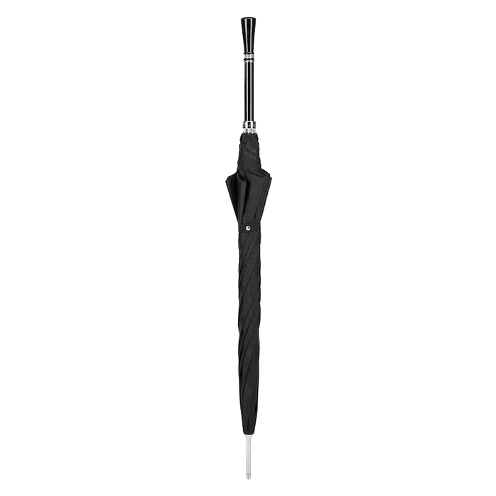 Luxury Elegant Black Gent's Designer Umbrella