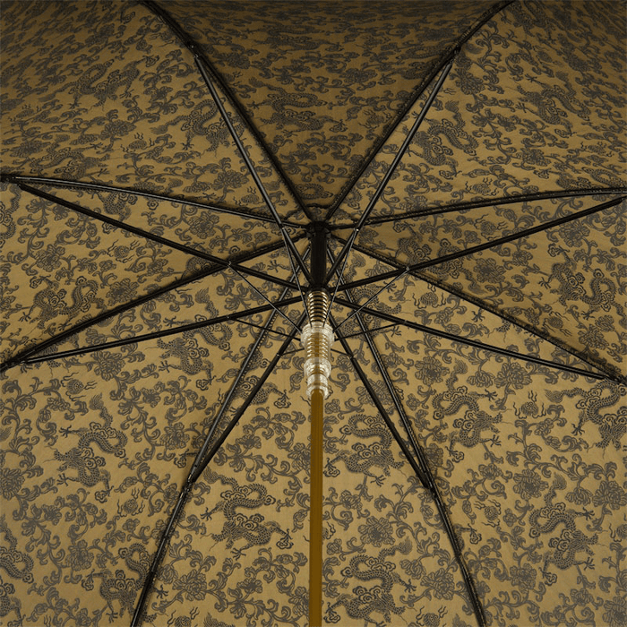Stylish Unique Golden Dragon Handle Umbrella