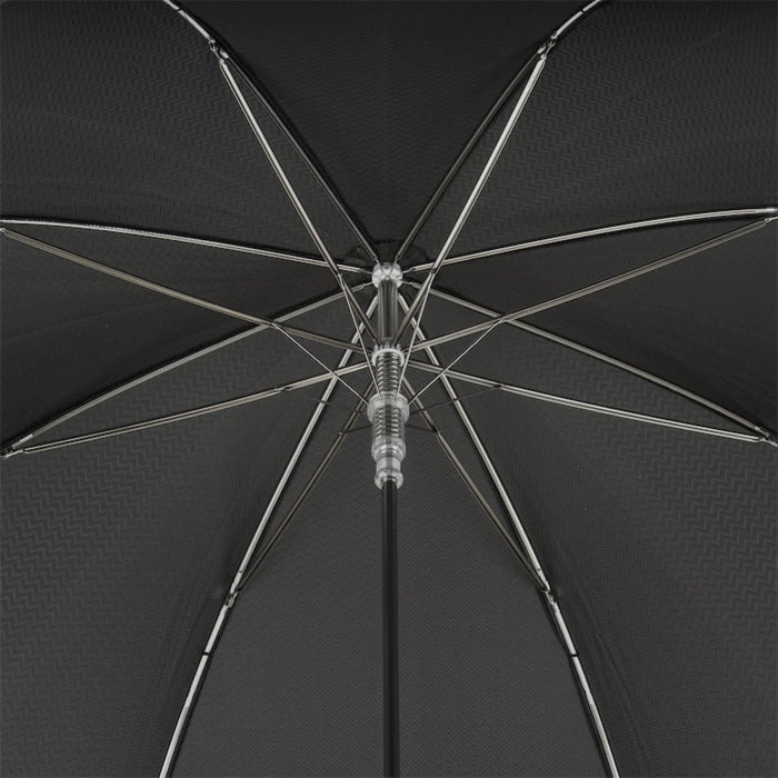 Vintage Silver Panther Designer Rain Umbrella