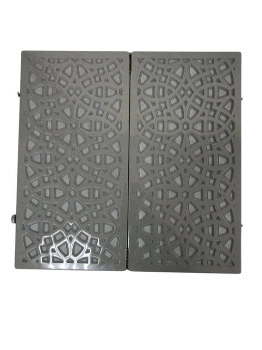 Luxury Grey Acrylic Stone Checkers Game Board, Gift For Friends