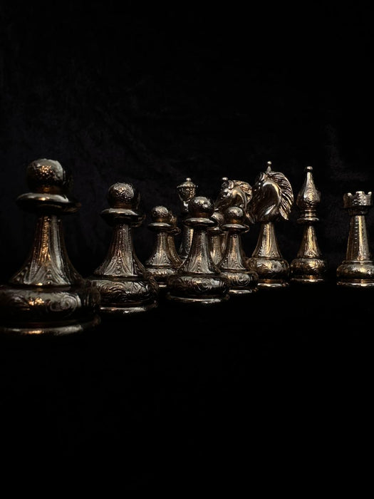 Set of Large Chess Pieces: Chessmen and Chess Pieces