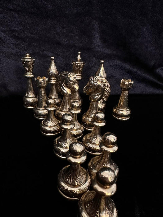Set of Large Chess Pieces: Chessmen and Chess Pieces