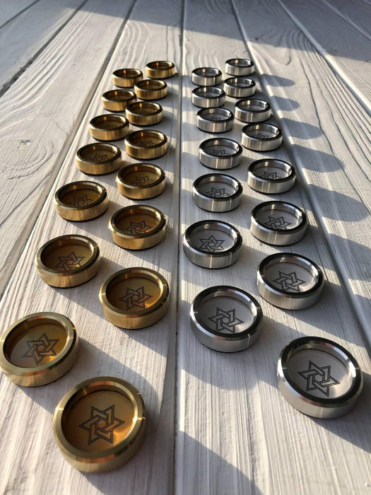 Metal Checkers Pieces, Backgammon Board Chips