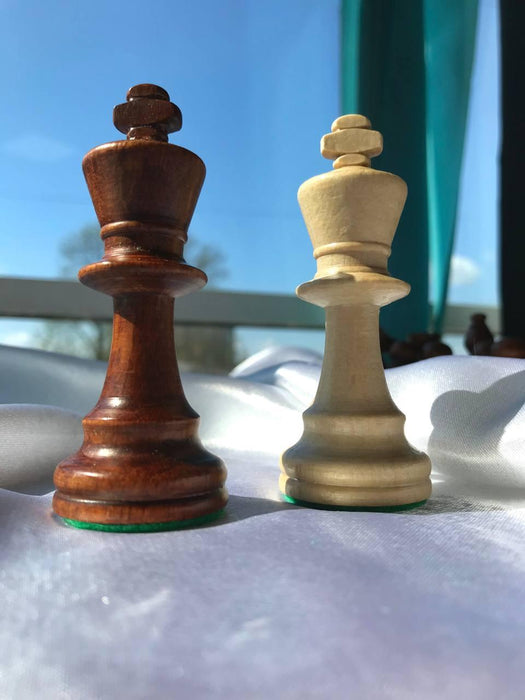 Large Wooden Chess Piece Set, Chessmen, Collectibles