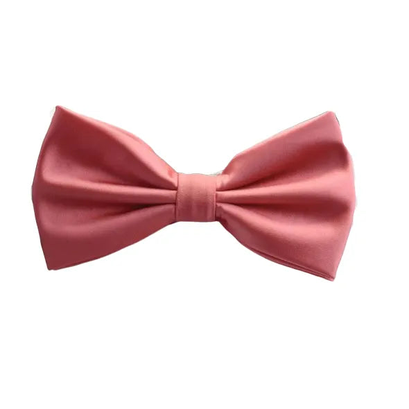 Pink Silk Pre-Tied Bow Tie for Men - Elegant Classy Accessory