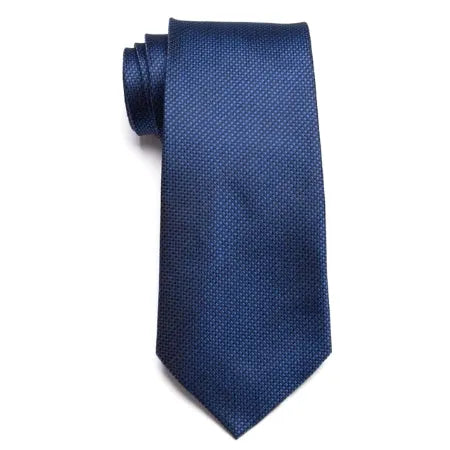 Classic Dark Blue Necktie for Men - Elegant Accessory for Formal Business Attire