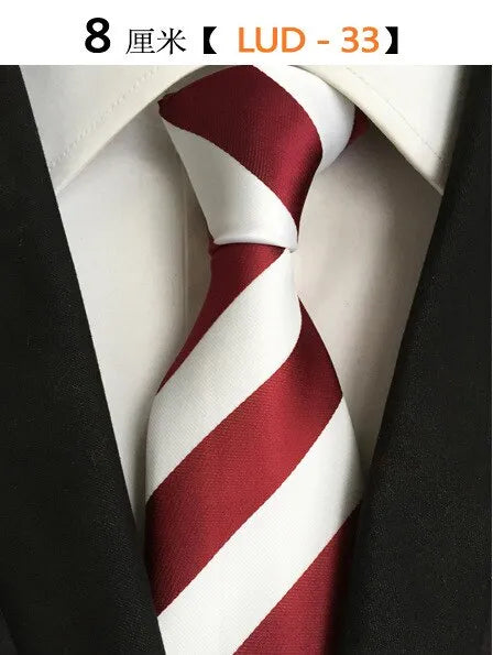 Mens Pink Striped Silk Tie for Classy Formal Occasions