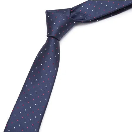 Blue Mini Dot Skinny Tie for Men Classy and Stylish Accessory