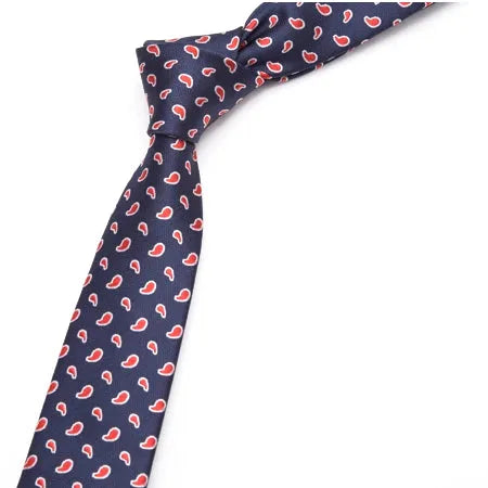 Chili Pattern Skinny Tie for Men - Classy and Stylish Accessory
