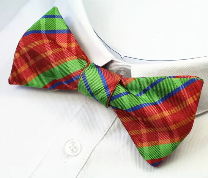 Silk Self-Tie Bow Tie for Men - Classy Christmas Spirit Accessory