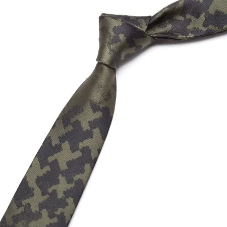 Camo Cross Skinny Tie for Men - Stylish and Sophisticated Accessory