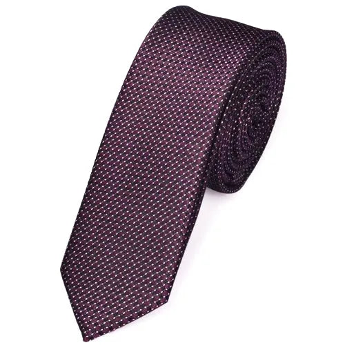 Skinny Purple Tie for Men - Elegant Accessory for Formal and Casual Wear