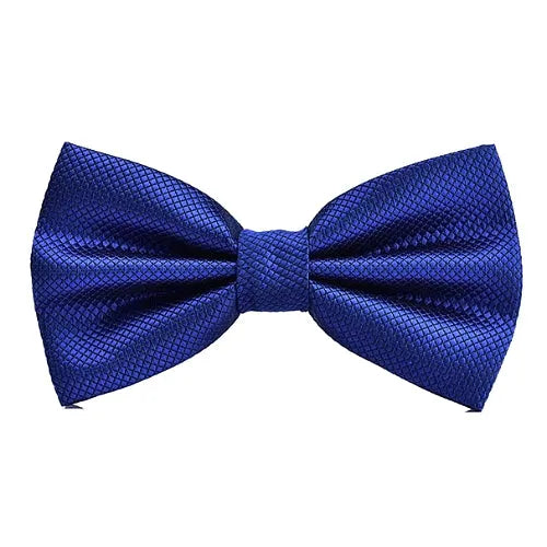 Blue Deluxe Pre-Tied Bow Tie for Classy Men