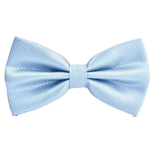 Light Blue Deluxe Pre-Tied Bow Tie for Classy Men