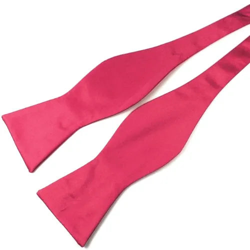 Pink Silk Self-Tie Bow Tie for Classy Men
