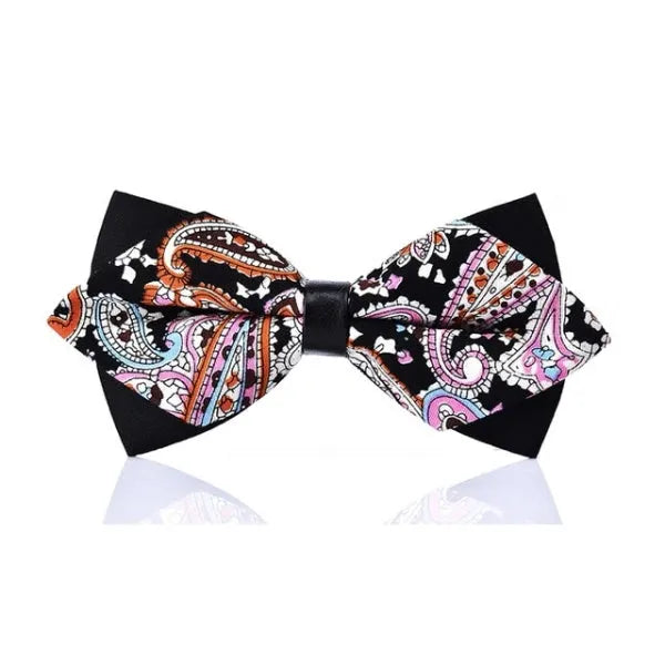 Diamond Bow Tie for Men Classy Pre-Tied Design for Formal Occasions