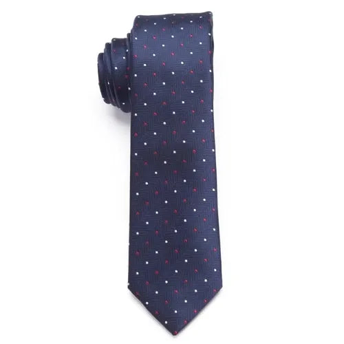 Blue Mini Dot Skinny Tie for Men Classy and Stylish Accessory