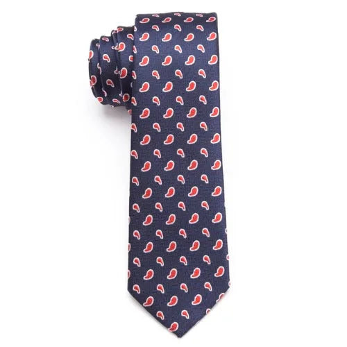Chili Pattern Skinny Tie for Men - Classy and Stylish Accessory