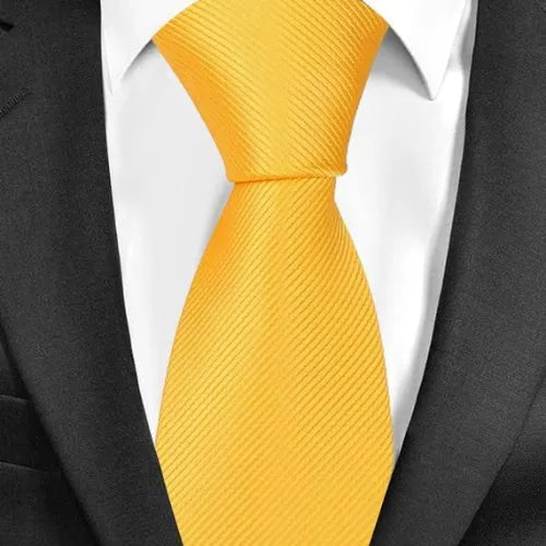 Mens Classic Plain Tie in 20 Elegant Colors