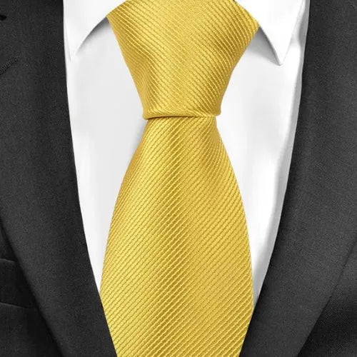 Mens Classic Plain Tie in 20 Elegant Colors