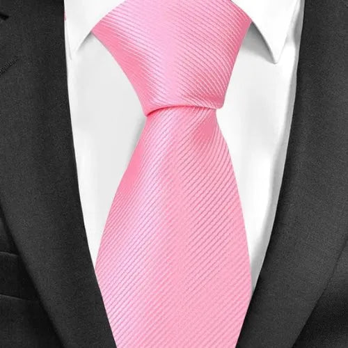 Mens Classic Plain Tie in 20 Elegant Colors