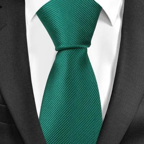 Mens Classic Plain Tie in 20 Elegant Colors