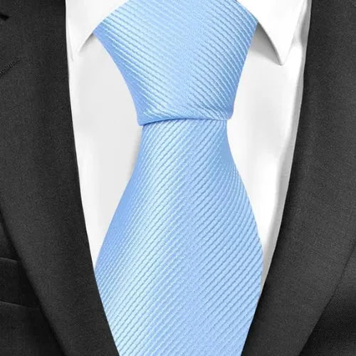 Mens Classic Plain Tie in 20 Elegant Colors