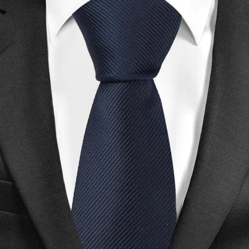 Mens Classic Plain Tie in 20 Elegant Colors