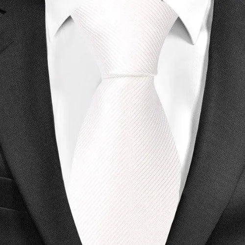 Mens Classic Plain Tie in 20 Elegant Colors