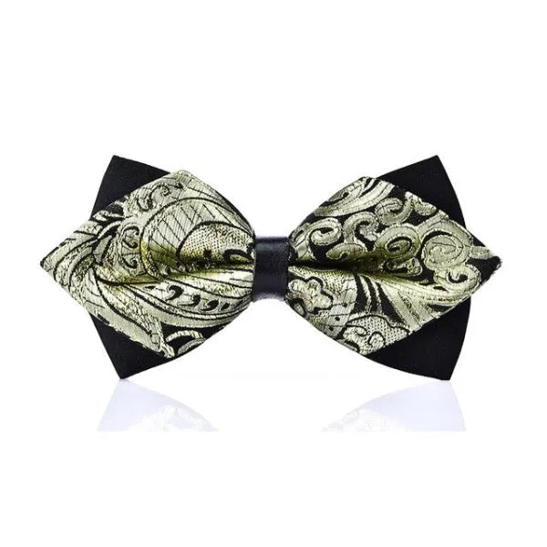 True Paisley Pre-Tied Diamond Bow Tie for Classy Men