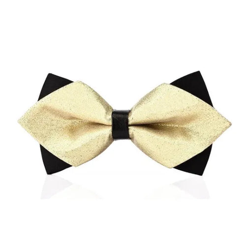 Elegant Pre-Tied Diamond Bow Tie for Men Classy Formal Accessories