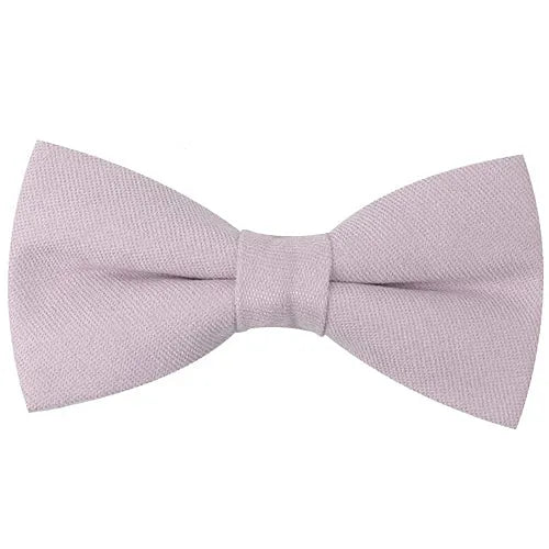 Lilac Cotton Pre-Tied Bow Tie for Classy Men - Elegant Pastel Accessory