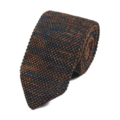 Multicolor Knitted Tie for Men - Classy Fashion Accessory