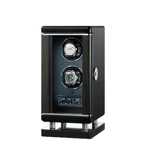 Winding Mechanism with Secure Fingerprint Lock and 2 Slots
