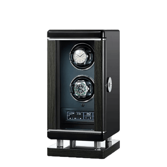 Winding Mechanism with Secure Fingerprint Lock and 2 Slots