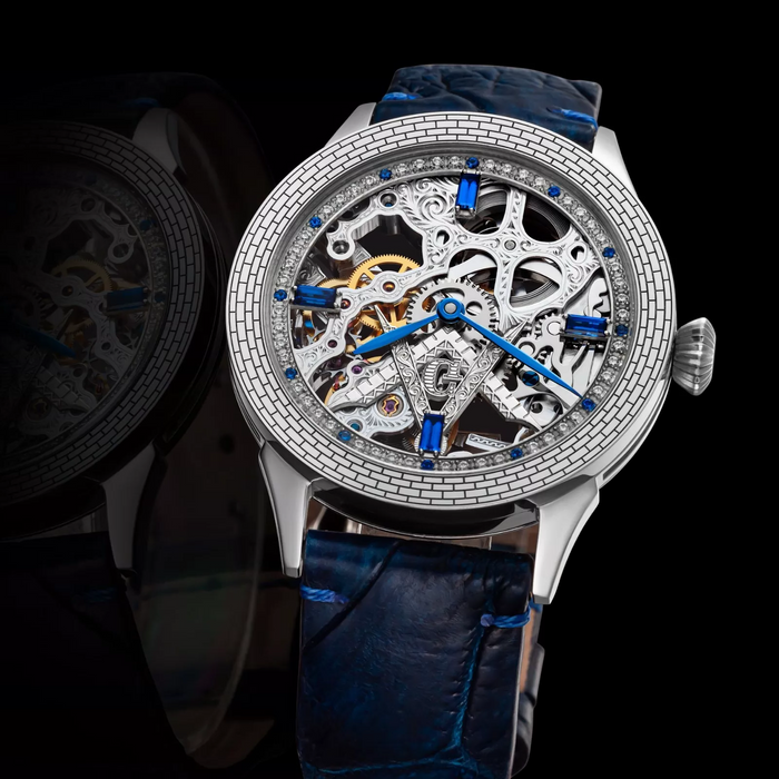 Mystery Skeleton Watch – Mechanical Luxury Wristwatch