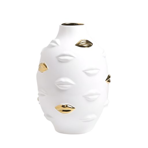 CALI Luxurious Nordic-Style Ceramic Face Vase