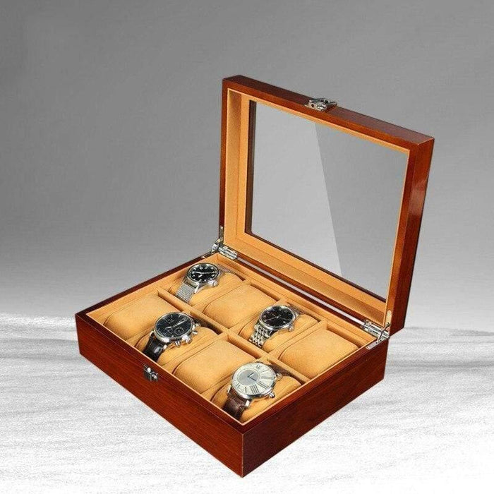 High-Quality Wooden Storage Box for Watches with 8 Slots
