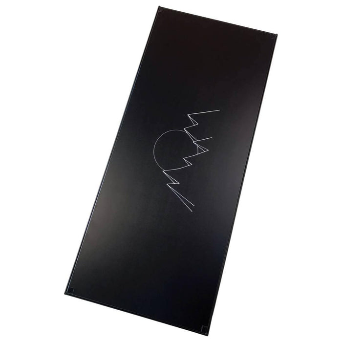 Luxury Black Glass Backgammon "Moon", 60×30 cm