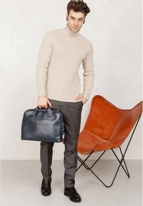 Premium Leather Briefcase – Stylish Business Essential