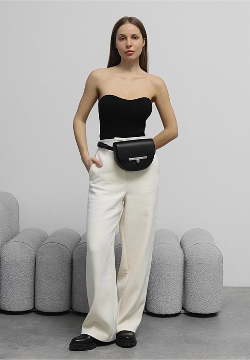 Women's Leather Belt-Crossbody Bag – Stylish and Versatile