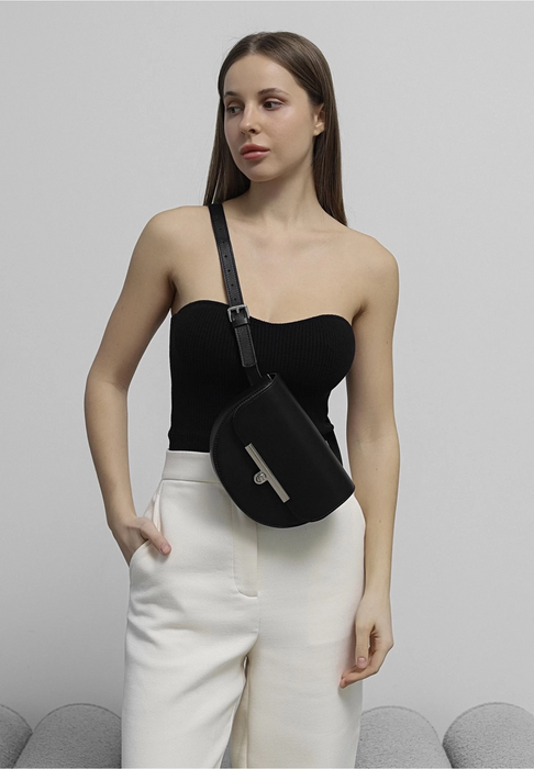 Women's Leather Belt-Crossbody Bag – Stylish and Versatile
