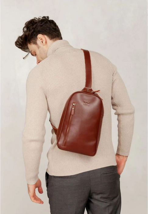 Leather Crossbody Bag for Men – Elegant and Functional