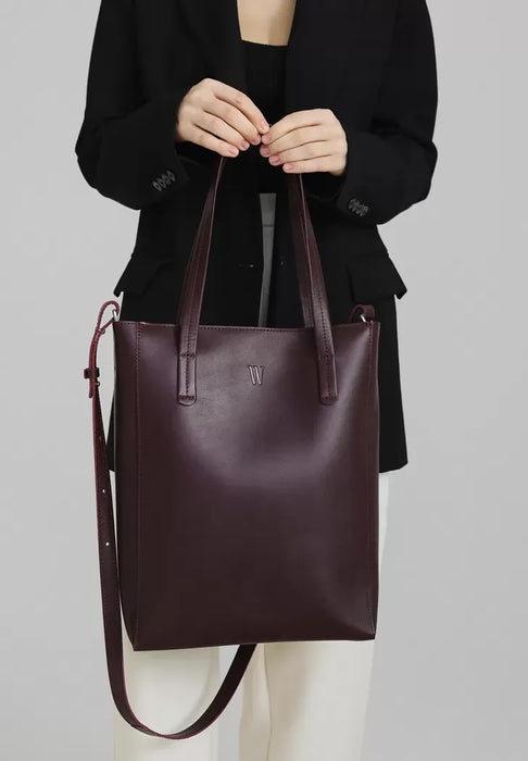 Luxury Genuine Leather Shopper – Spacious, Stylish, and Durable