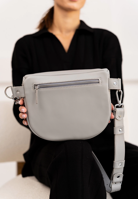 Leather Waist Crossbody Bag – Compact and Hands-Free