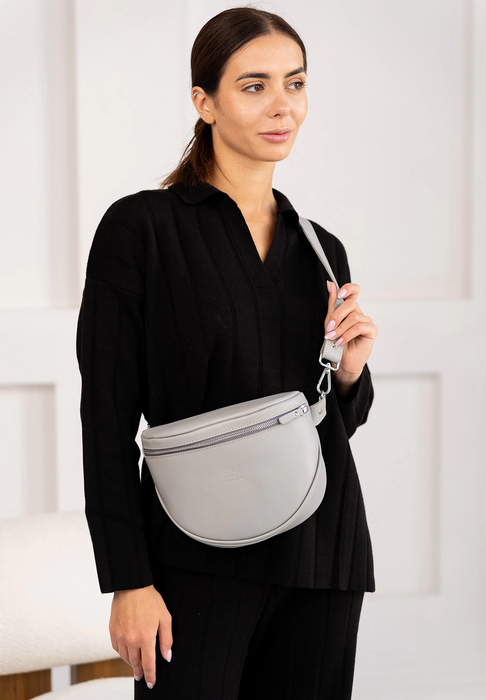 Leather Waist Crossbody Bag – Compact and Hands-Free