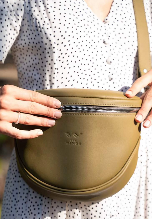 Leather Waist Crossbody Bag – Compact and Hands-Free