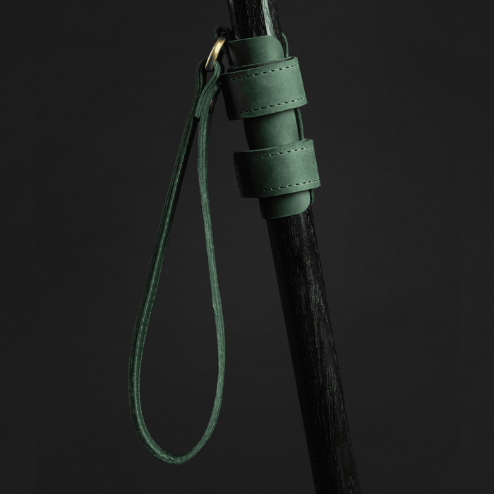 Leather Strap For Walking Stick Green Walking Cane Wrist Strap